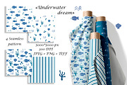 Scandinavian Kids Seamless Patterns, a Pattern Graphic by Oksana Dovhopol Art (Thumbnail 1 of 15)