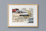 Vintage Blueprints Collection, an Object Graphic by Graphic Goods (Thumbnail 9 of 12)
