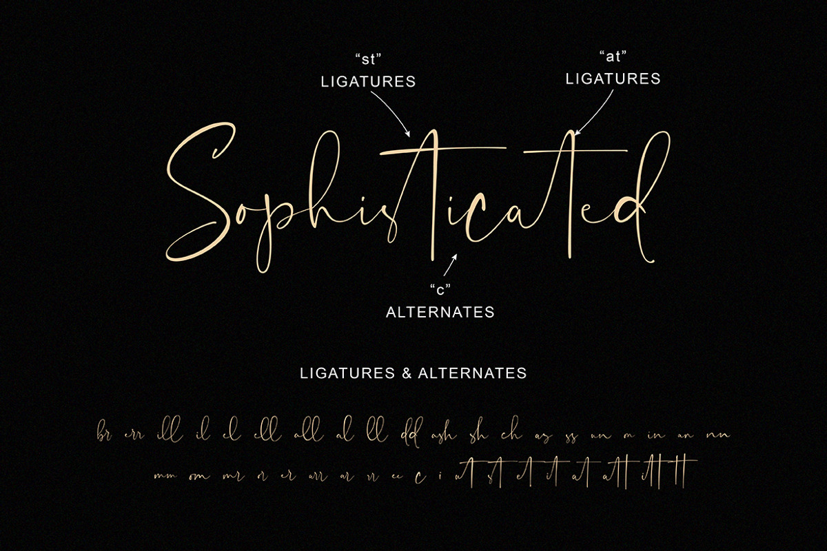 Undercut - Stylish Signature Font preview 7