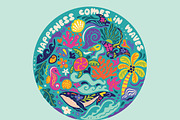 Tiny Weird Worlds Sticker Collection, an Object Illustration by PenguinHouse (Thumbnail 15 of 18)