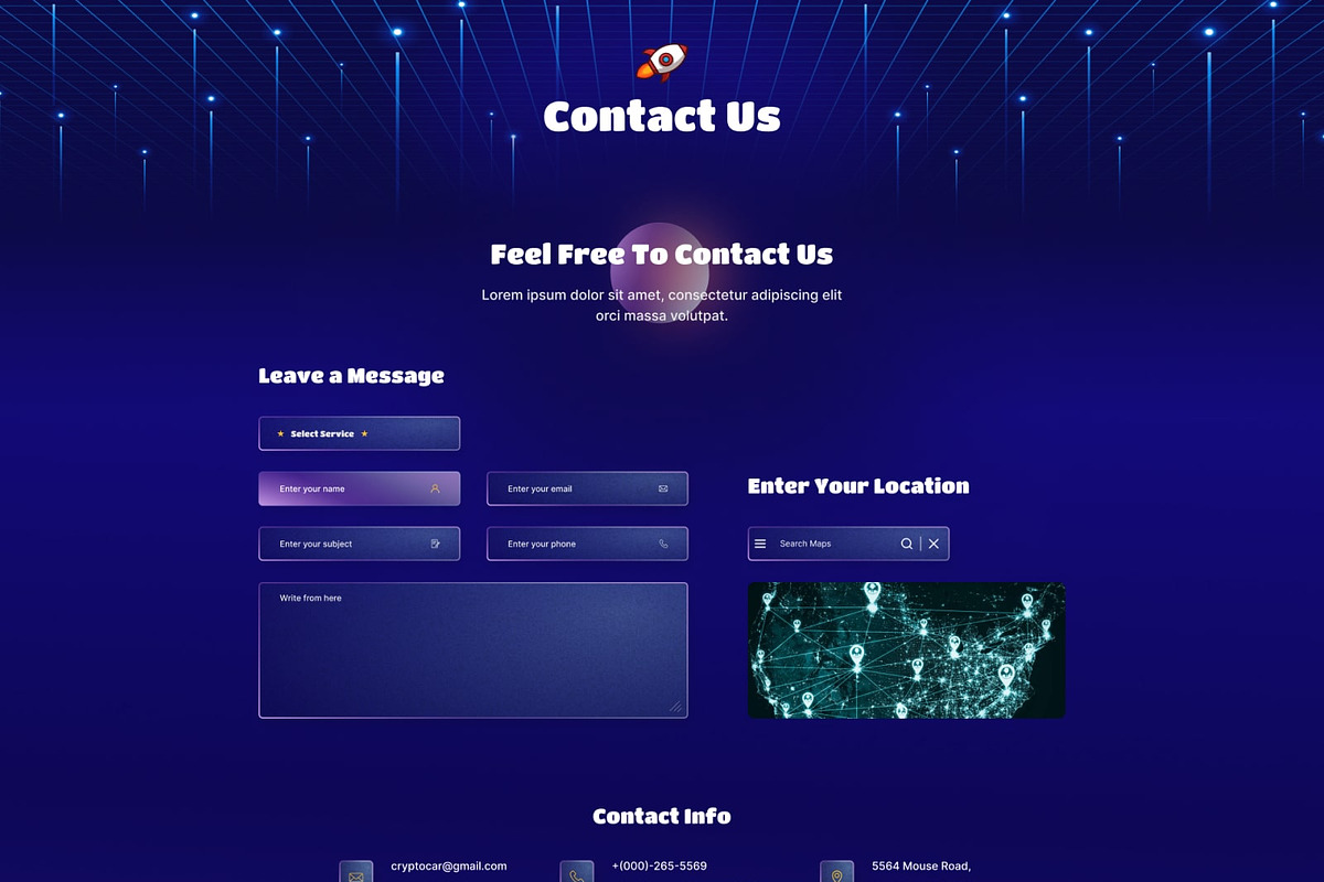Cryptocurrency Website Template, an UI Kit Template by Ordain IT (Photo 6 of 6)