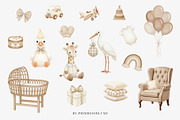 Little Dreams Watercolor Clipart, an Animal Illustration by Primrose Blume (Thumbnail 3 of 5)