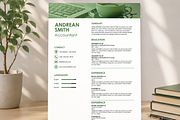 MODERN RESUME TEMPLATE (R9), a Resume Template by dulchaer29 (Thumbnail 4 of 4)