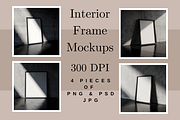 Interior Black Metal Frame Mockup |, a Mockup by StormDigitalArt (Thumbnail 2 of 2)