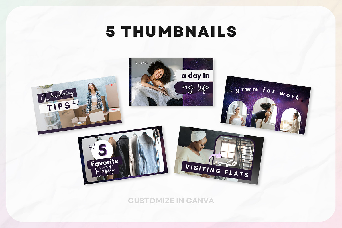 YouTube Channel Branding Kit | Canva, a Social Media Template by OniriqveDesigns (Photo 6 of 10)