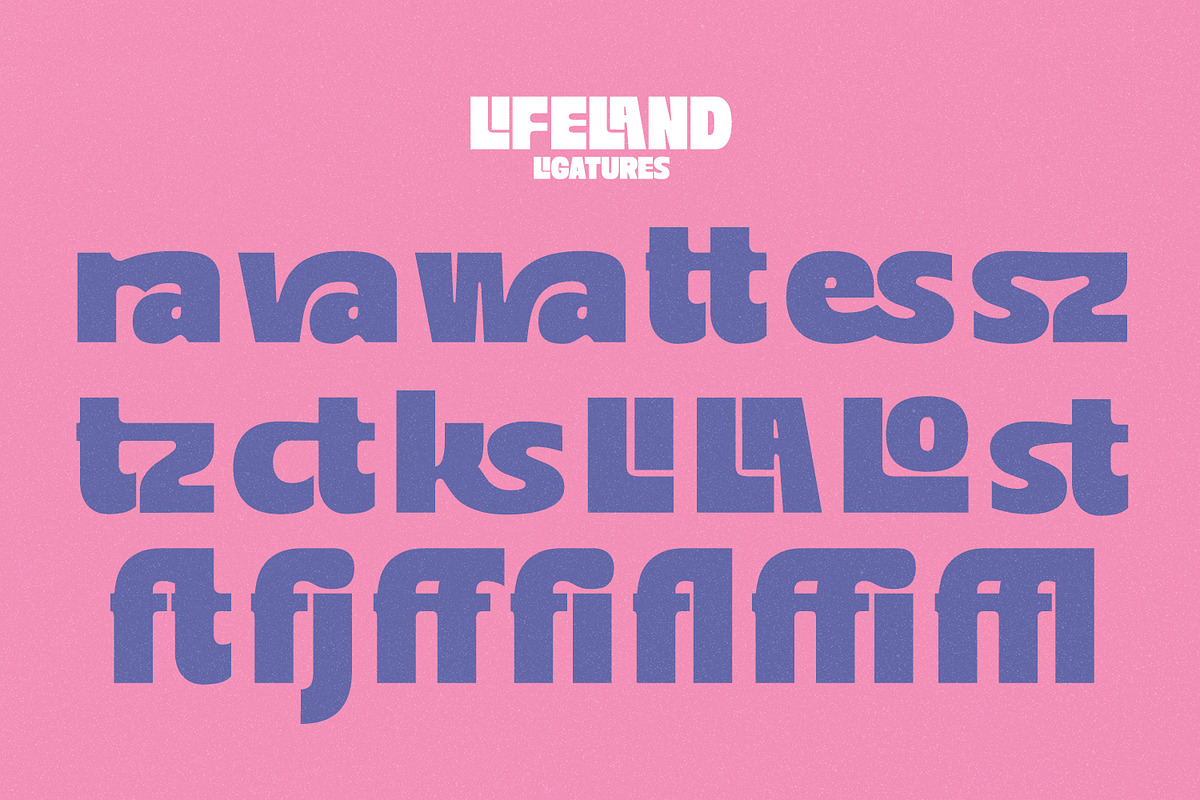 Lifeland, a Symbol Font by Nathatype (Photo 7 of 11)