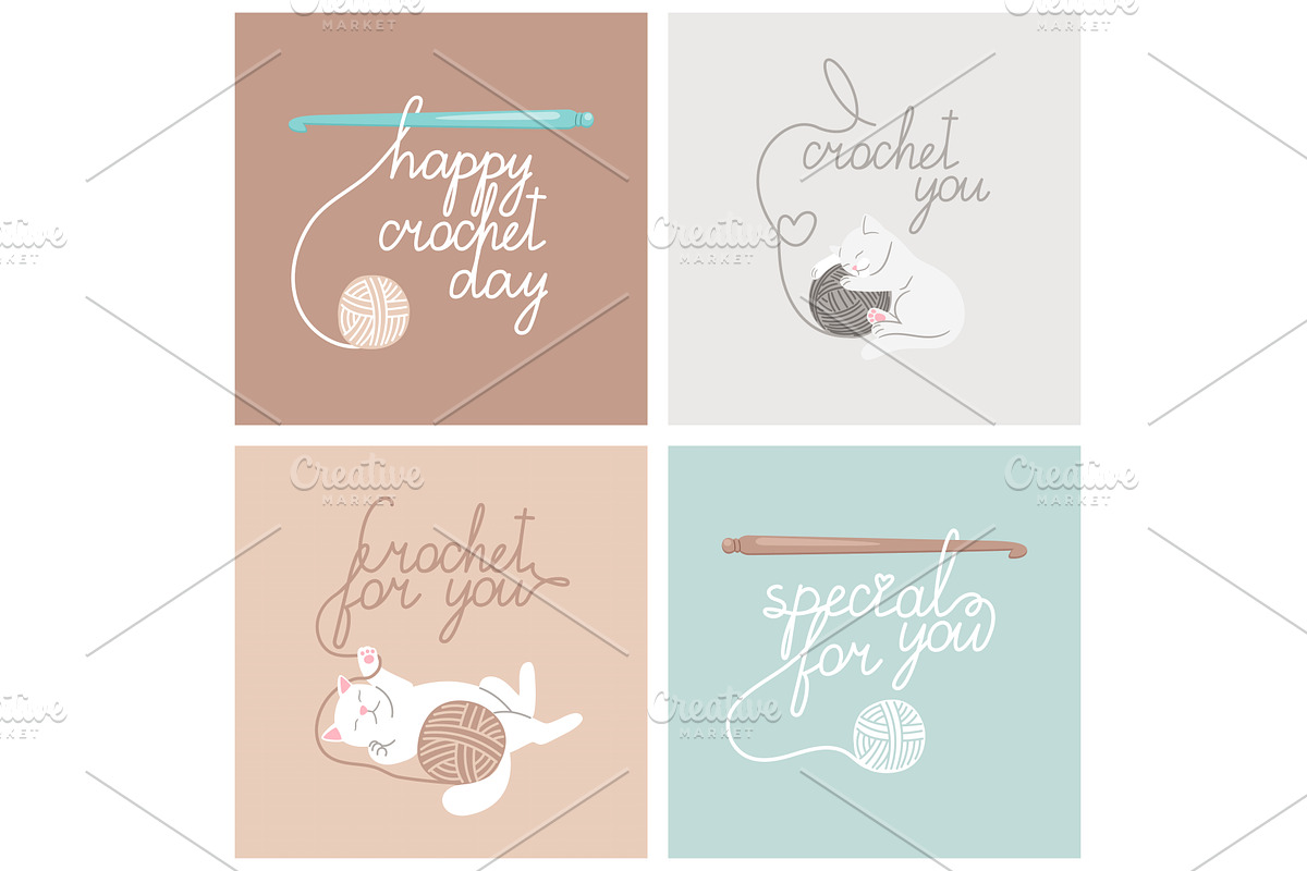 Set of greeting cards for, an Illustration by Stock-Smart-Start