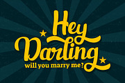 Hansley - Retro Font, a Script Font by BearyType Studio (Thumbnail 6 of 16)