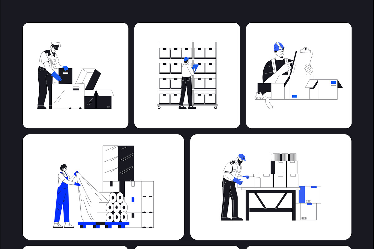 Logistic Shipping Illustration Art, a Solid Icon by Vectors Market (Photo 9 of 9)