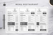 Menu Restaurant, a Flyer Template by lilyshop (Thumbnail 1 of 2)