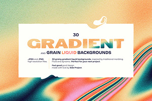 30 Liquid Grainy Gradients