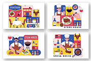 10 Steakhouse Illustration, a Food Illustration by denayunebgt (Thumbnail 2 of 4)