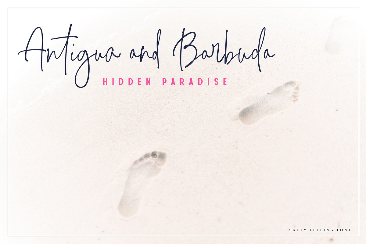 Salty Feeling font duo, a Handwritten Font by SiDesign (Photo 14 of 15)
