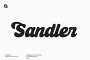Sandler, a Script Font by Eko Bimantara (Thumbnail 1 of 8)