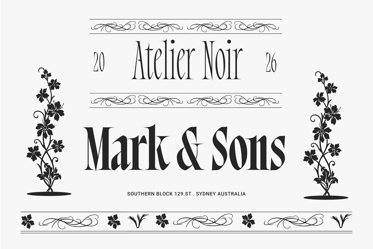 Bersa Serif | Narrow Serif, a Serif Font by Jolicia Type (Photo 5 of 16)