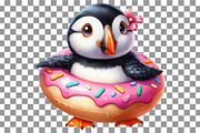 Watercolor Summer Bird Clipart, an Illustration by Black Bird Studio (Thumbnail 5 of 6)