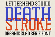Death Stroke - Organic Slab Serif, a Slab Serif Font by Letterhend Studio (Thumbnail 9 of 9)