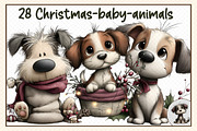 christmas-baby-animals, an Illustration by cherrydesign (Thumbnail 1 of 3)
