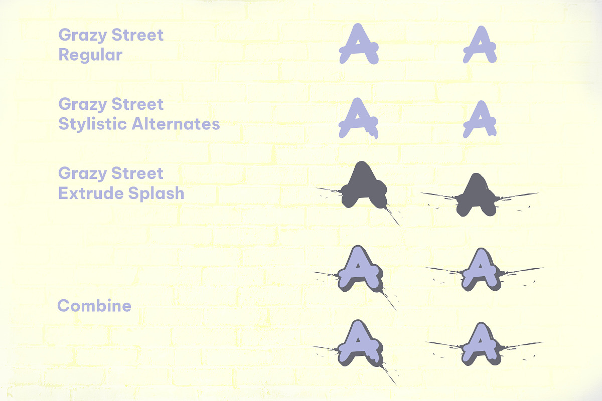 Grazy Street - Display Font, a Font by Fontcastle (Photo 11 of 11)