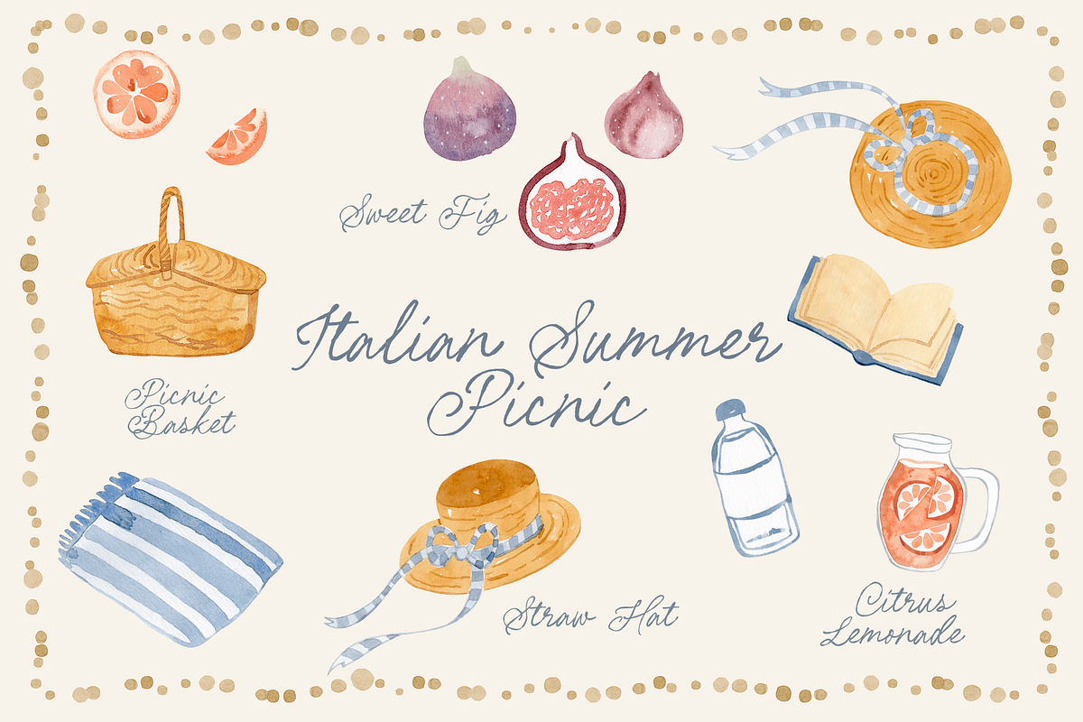 Italian Summer Market Collection, a Food Illustration by Karma (Photo 21 of 24)
