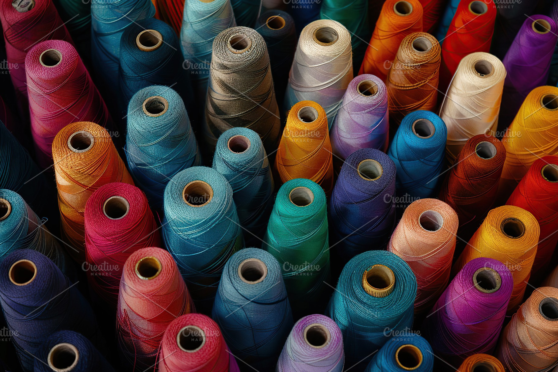 Cotton threads background, a Photo by AlyaAnd