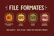 Autumn & Fall Pumpkins SVG Bundle, a Seasonal Illustration by ashek (Thumbnail 10 of 10)