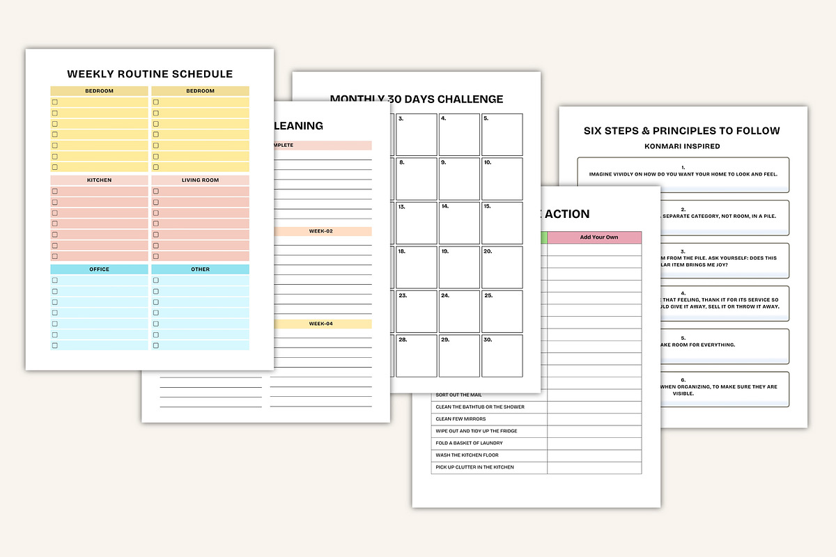 2026–2027 Decluttering & Organizer, a Stationery Template by Designmela01 (Photo 10 of 10)