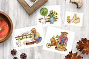 Cute Farm. Watercolor animals, an Object Graphic by JuliaBadeeva (Thumbnail 3 of 8)