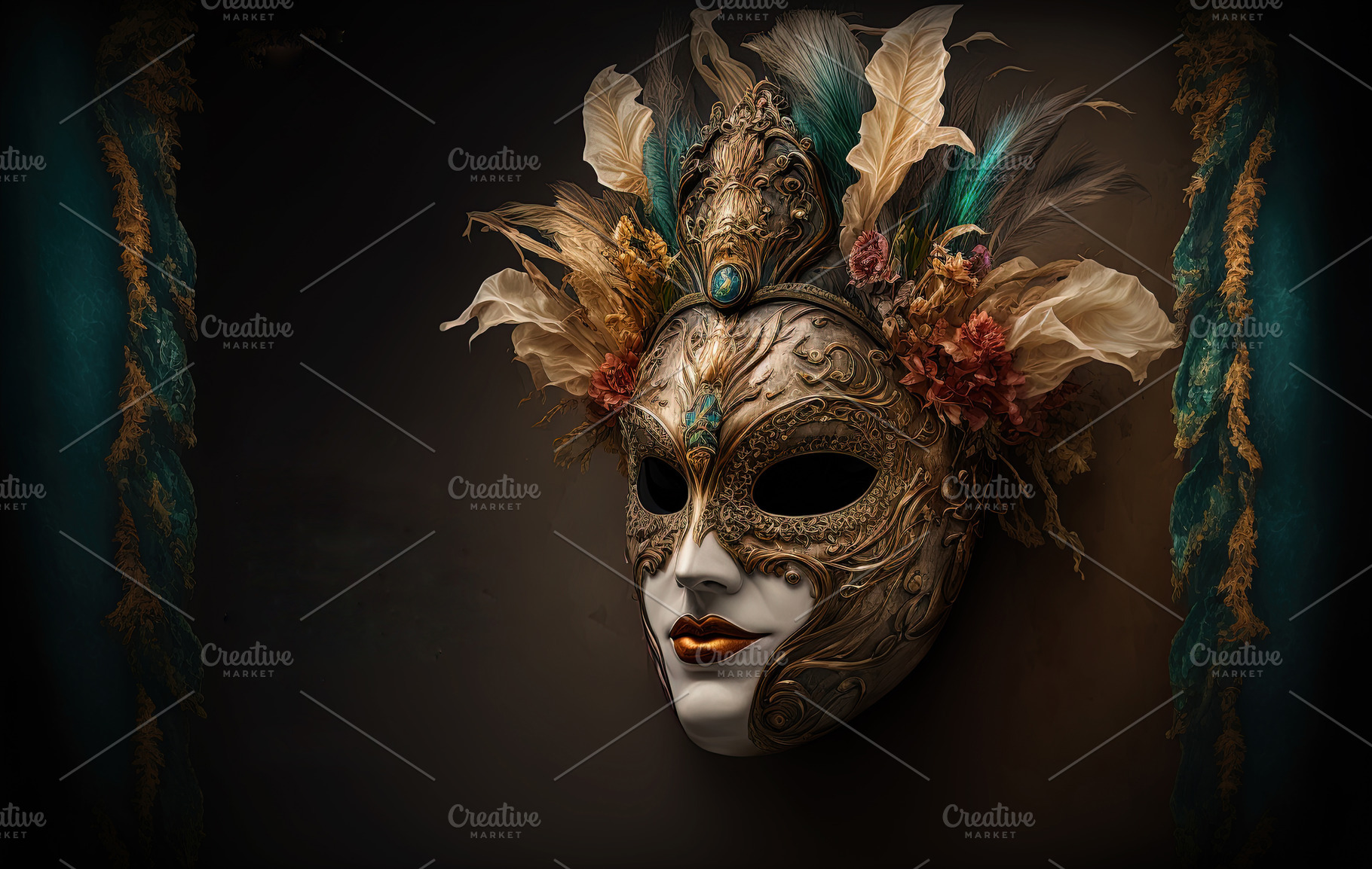 Venice Carnival mask for website, an Arts & Entertainment Photo by Shootdiem