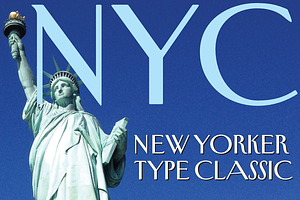 New Yorker Type - Classic and Pro, a Font by Wiescher Design