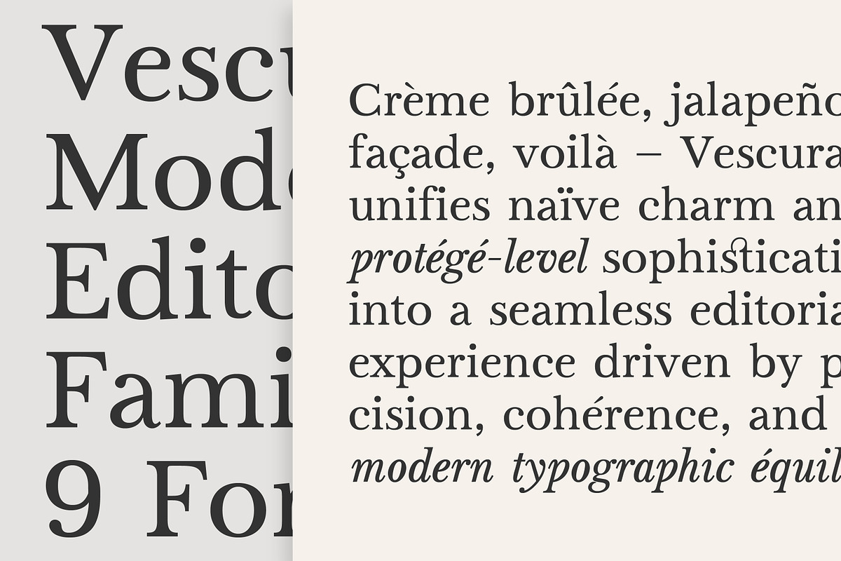 Vescura Serif Family | Intro 50% OFF, a Serif Font by Lettertype Studio (Photo 13 of 15)