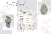 Salt Coral. Sea shell and flowers., an Object Illustration by ma_i_vi (Thumbnail 8 of 12)