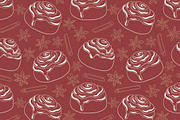 Cinnamon rolls collection, a Pattern Graphic by slowcentury (Thumbnail 4 of 5)