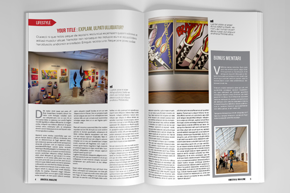 MULTIPURPOSE WORLD MAGAZINE, a Magazine Template by DesignCorner (Photo 3 of 5)