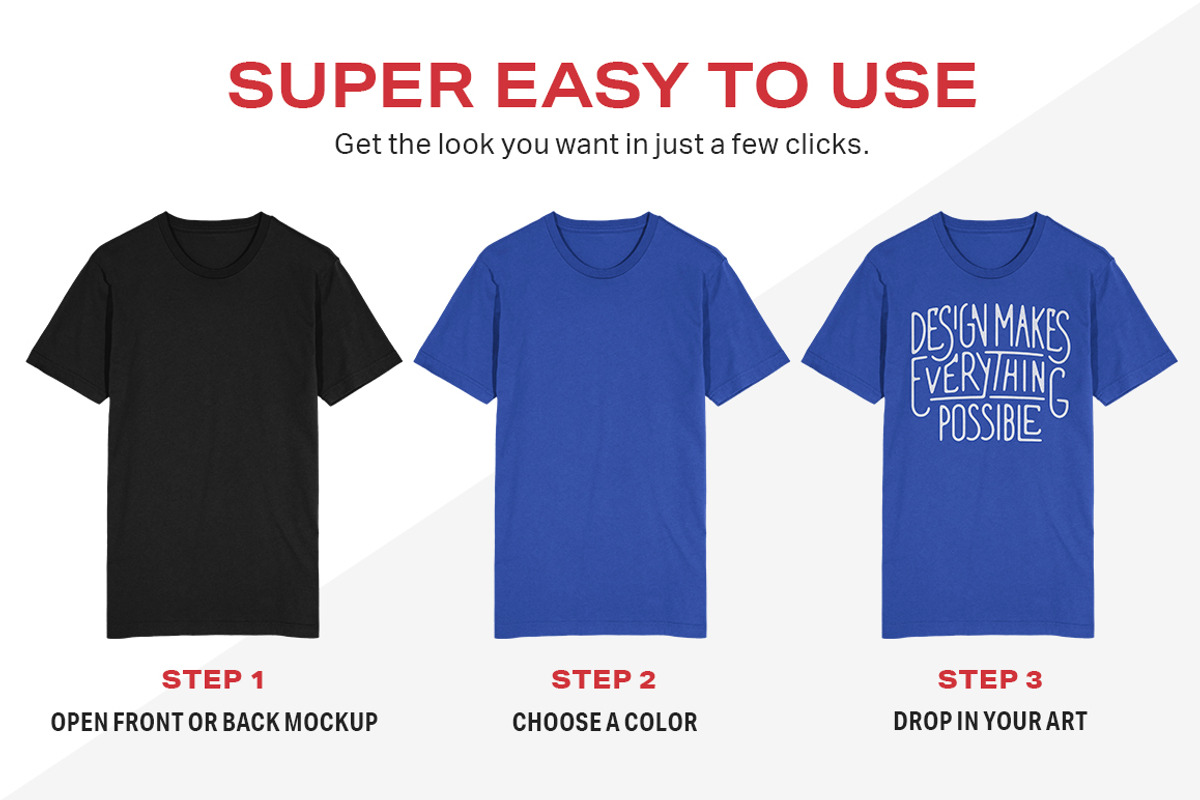 T-Shirt Merch Mockup, a Merchandise Mockup by Brent Galloway (Photo 2 of 6)