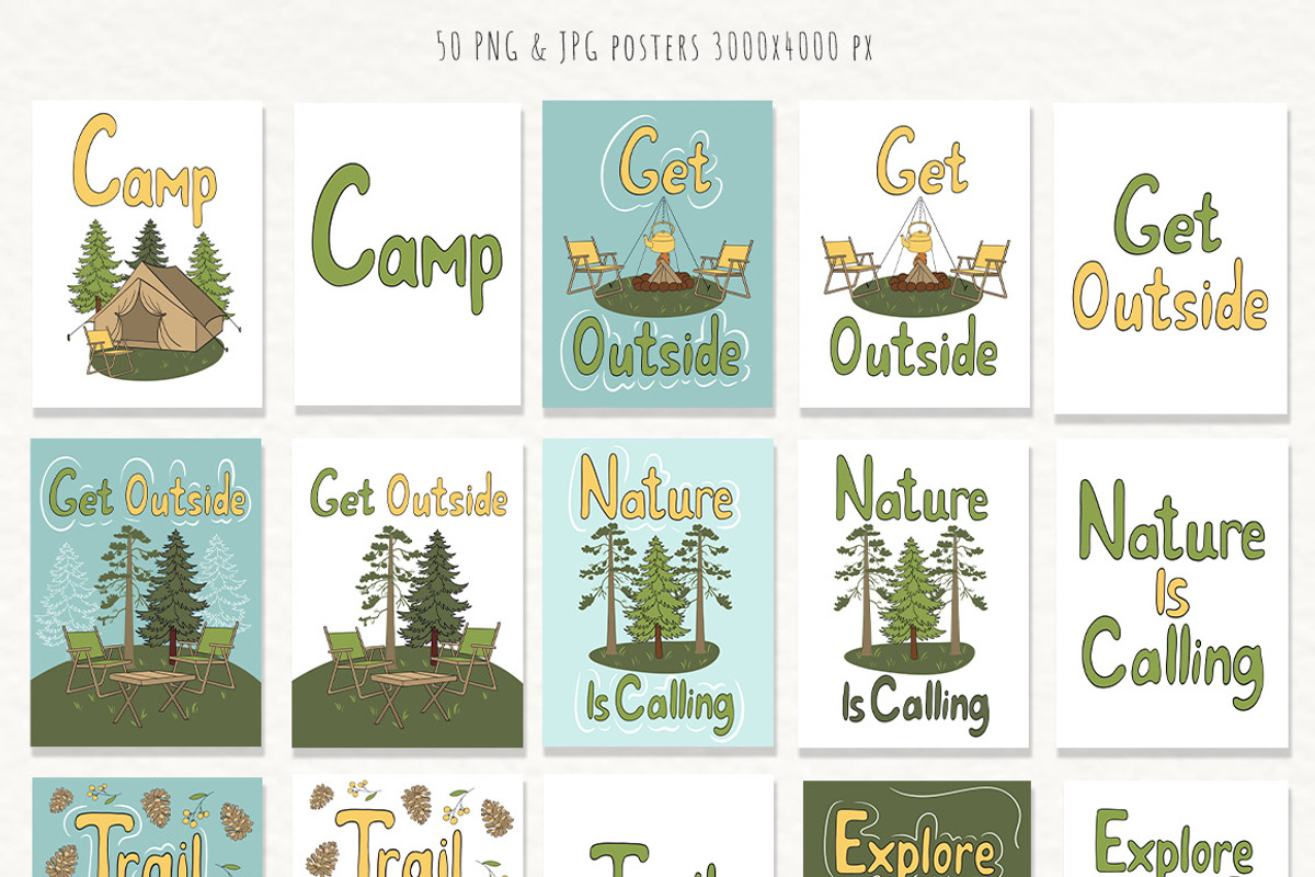 4 in 1 Bundle 360+ Outdoor Designs, a Seasonal Illustration by Mari_Caliart (Photo 16 of 28)