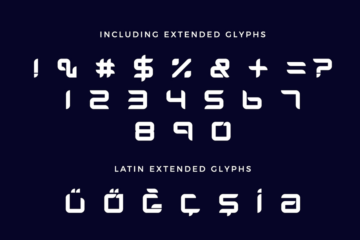 Protos Font preview 3