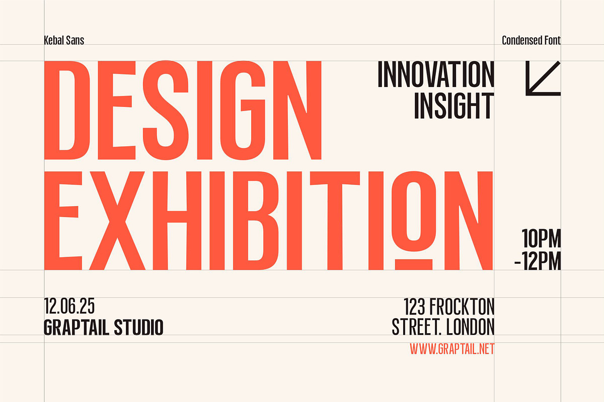 Kebal Sans - Condensed Font, a Sans Serif Font by Graptail (Photo 10 of 19)
