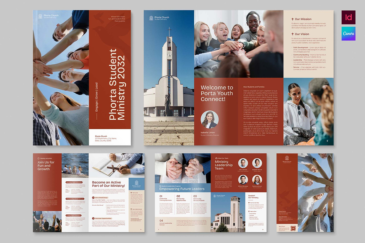 Modern Church Ministry Brochure, a Brochure Template by BrandPacks (Photo 1 of 5)