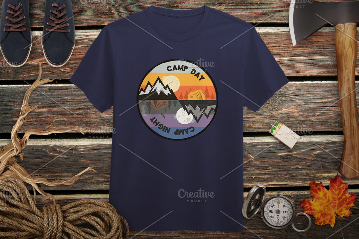 Vintage Camp Badges Sticker Pack, a Branding & Logo Template by JeksonGraphics (Photo 9 of 11)