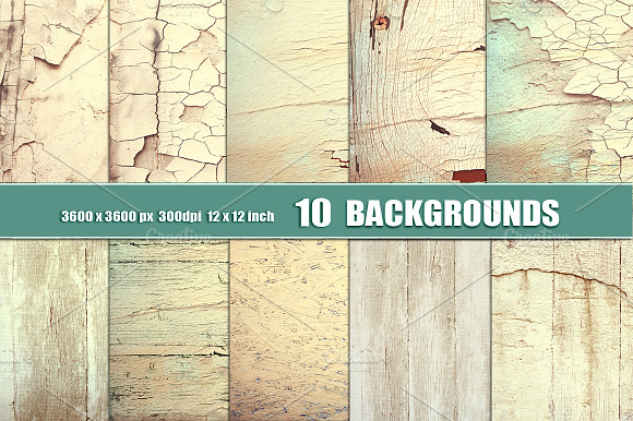 Shabby background wood wall textures preview 3