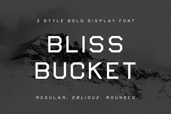Bliss Bucket - Bold 3 Font Family preview 8