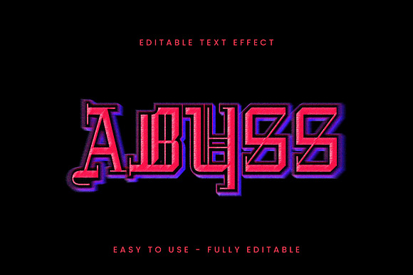 Geometric Gothic Neon Text Effect preview 5