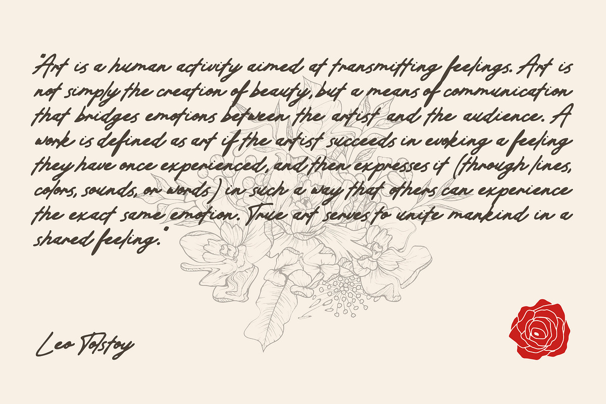 Organic Gardenia - Old Handwritten, a Handwritten Font by Mahesans Co (Photo 6 of 10)