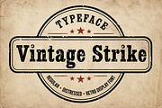 Vintage Strike, a Slab Serif Font by Wow Magic (Thumbnail 4 of 5)