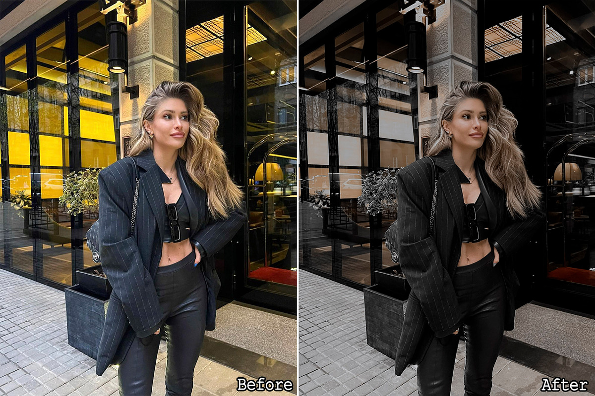 15 Dark Black Lightroom presets, a Preset Add-On by Presets by Yevhen (Photo 4 of 10)