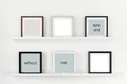 Square frame mockup mock up 07, a Print Template by MockUpBrothers (Thumbnail 2 of 6)
