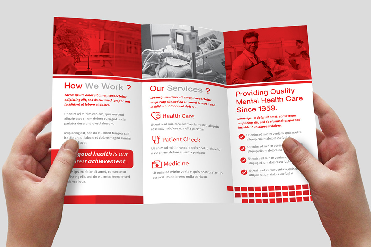Medical Trifold Brochure, a Brochure Template by Creative  designer (Photo 5 of 7)