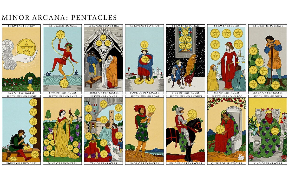 Tarot Sun & Moon - Complete Deck, an Object Illustration by Kaleriia (Photo 6 of 11)