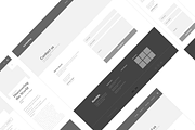 Axure Responsive template Blog 4, a Wireframe Template by Humble UX (Thumbnail 2 of 5)